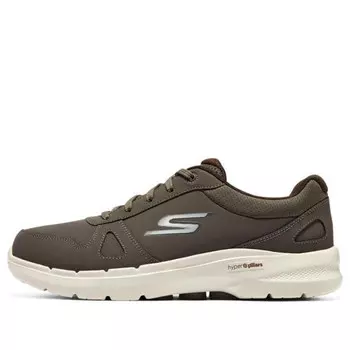 Кроссовки go walk hyper burst 'olive green' Skechers, зеленый