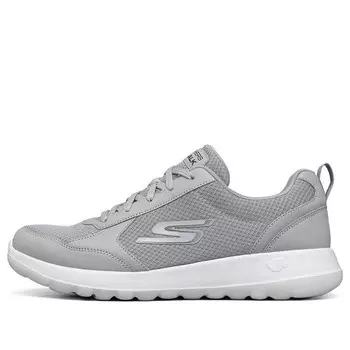 Кроссовки go walk max low-top 'light grey' Skechers, серый