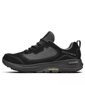 Кроссовки go walk outdoor 'black grey' Skechers, черный