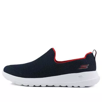 Кроссовки go walk slip on blue/red Skechers, синий