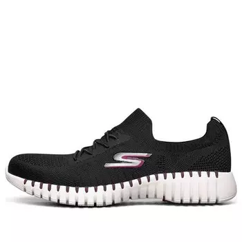 Кроссовки go walk smart running shoes black/white/purple Skechers, черный