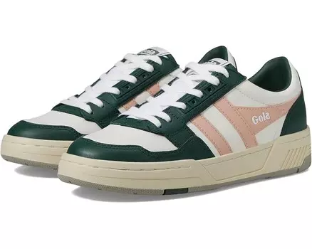 Кроссовки Gola Challenge, цвет White/Evergreen/Pearl Pink