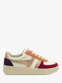 Кроссовки Gola Classics Grandslam Quadrant, цвет white/cerise/rose/gold/plum