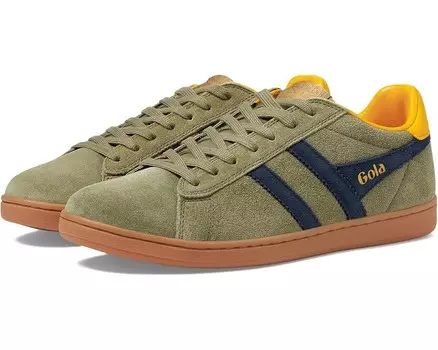 Кроссовки Gola Equipe II Suede, цвет Khaki/Navy/Sun