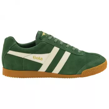 Кроссовки Gola Gola Harrier Suede, цвет Evergreen/Off White