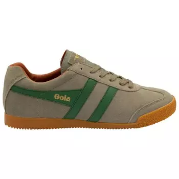 Кроссовки Gola Gola Harrier Suede, цвет Rhino/Evergreen/Moody Orange