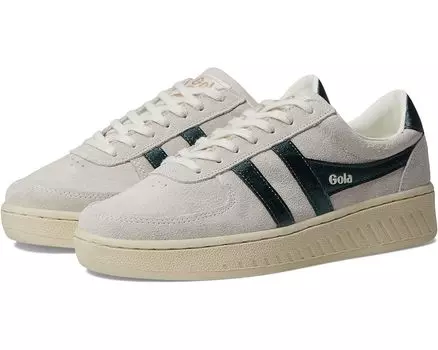 Кроссовки Gola Grandslam Flame, цвет Off-White/Dark Green