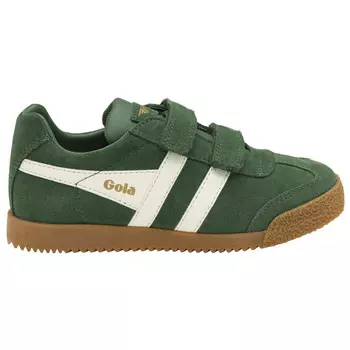 Кроссовки Gola Kid's Harrier VC, цвет Evergreen/Off White