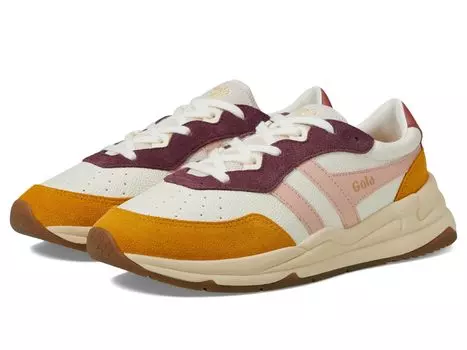 Кроссовки Gola Saturn Quadrant, цвет Off-White/Sun/Pearl Pink/Orange Spice