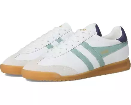 Кроссовки Gola Torpedo Leather, цвет White/Surf/Plum