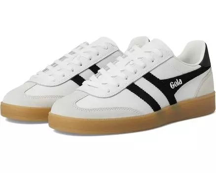 Кроссовки Gola Viper Leather, цвет White/Black/Gum