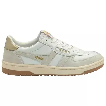 Кроссовки Gola Women's Hawk, цвет White/White/Gold