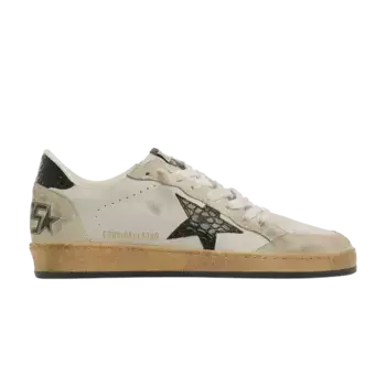 Кроссовки Golden Goose Ball Star Grey Ice Black, серый
