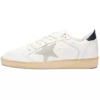 Кроссовки Golden Goose Ball Star Leather, белый, светло-голубой