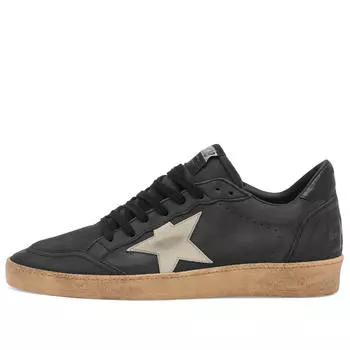 Кроссовки Golden Goose Ball Star Leather Sneaker, цвет Dark Grey & Sand