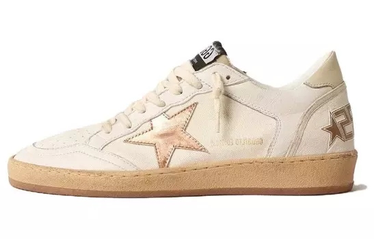Кроссовки Golden Goose Ball Star Leather Sneakers, хаки