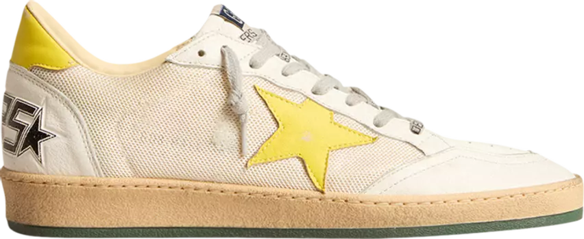 Кроссовки Golden Goose Ball Star 'Off White Yellow', кремовый