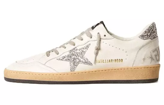 Кроссовки Golden Goose Ball Star Skateboarding Shoes Women's Low-top White, белый