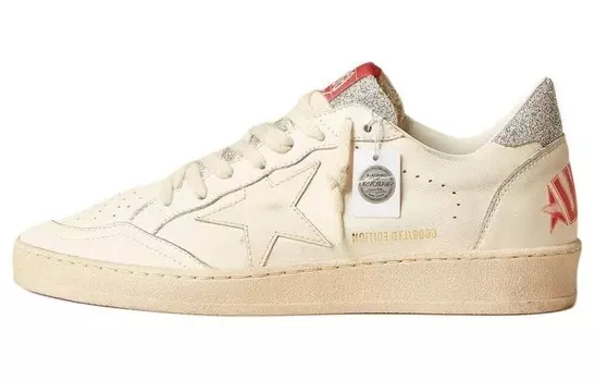 Кроссовки Golden Goose Ball Star Skateboarding Shoes Men Low-top Beige, бежевый
