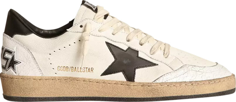 Кроссовки Golden Goose Ball Star 'White Black', белый