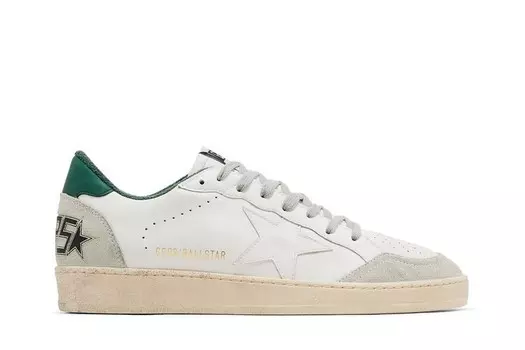 Кроссовки Golden Goose Ball Star White Ice Green, белый