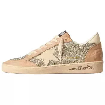 Кроссовки Golden Goose Ball Star женские, бежевый