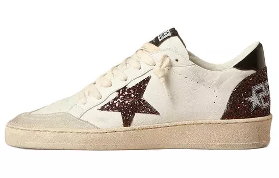 Кроссовки Golden Goose Ball Star женские, светло-хаки