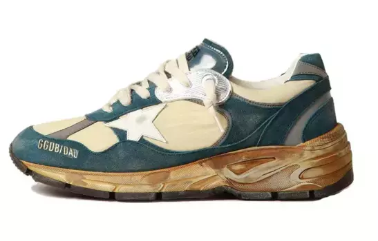 Кроссовки Golden Goose Dad-Star Lifestyle Shoes Women's Low-top Blue, синий