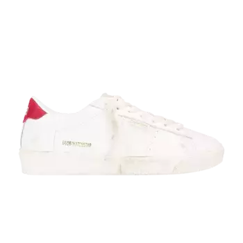 Кроссовки Golden Goose Deluxe Wmns Match Star White Red, белый