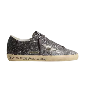 Кроссовки Golden Goose Golden Goose Wmns Superstar 'Love You To The Stars And Back', серебряный