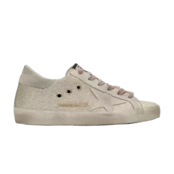 Кроссовки Golden Goose Golden Goose Wmns Superstar 'Fine Silver Glitter', серебряный