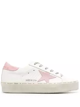 Кроссовки Golden Goose Hi Star Platform, белый/светло-розовый