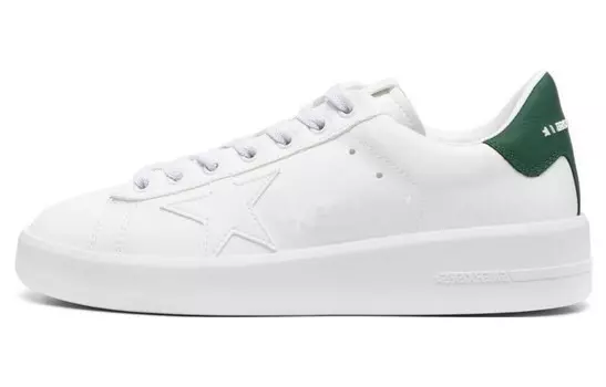 Кроссовки Golden Goose Logo-print Laced Leather, белый