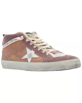 Кроссовки Golden Goose Mid Star из замши
