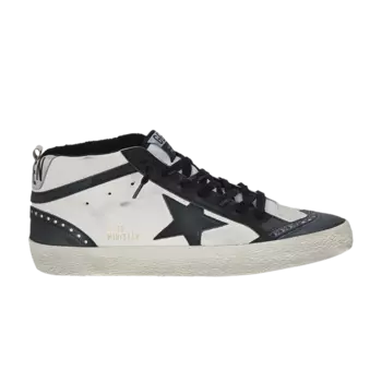 Кроссовки Golden Goose Mid Star 'White Black', белый
