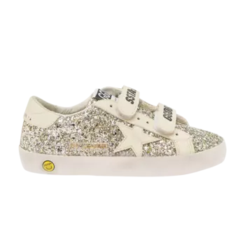 Кроссовки Golden Goose Old School Kids, серебряный