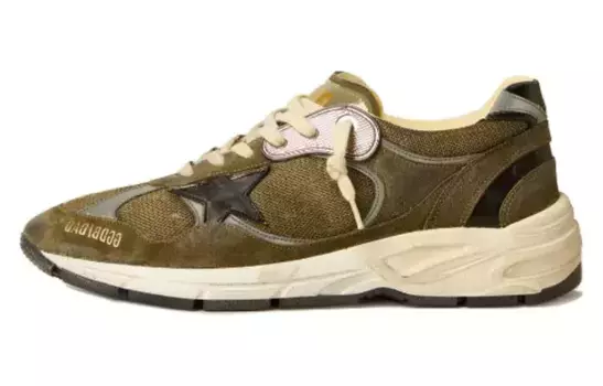 Кроссовки Golden Goose Running Dad Panelled Sneakers, зеленый