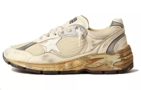 Кроссовки Golden Goose Running Dad-Star, бежевый / белый