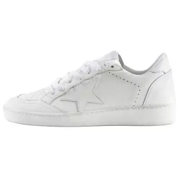 Кроссовки Golden Goose Skateboarding Shoes Women's Low-top White, белый
