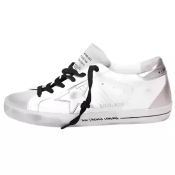 Кроссовки Golden Goose Skateboarding Shoes Women's Low-top White, белый