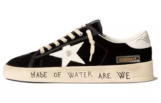 Кроссовки Golden Goose Skateboarding Shoes Women's Low-top Black, черный