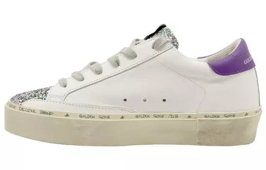 Кроссовки Golden Goose Skateboarding Shoes Women's Low-top White, белый