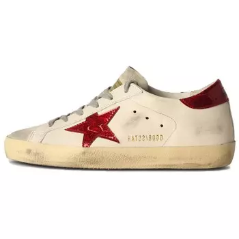 Кроссовки Golden Goose Skateboarding Shoes Women's Low-top White, белый