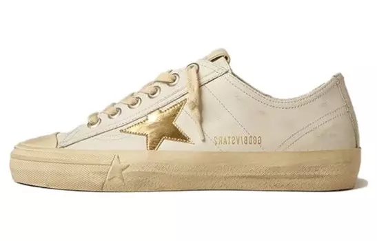 Кроссовки Golden Goose Skateboarding Shoes Women's Low-top Beige, бежевый