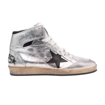 Кроссовки Golden Goose Sky Star High Silver, серебряный