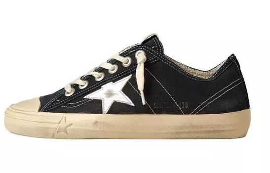 Кроссовки Golden Goose Star-patch Lace-up Sneakers, темно-синий