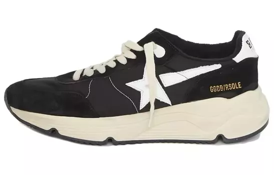 Кроссовки Golden Goose Star-patch Lace-up Sneakers, черный