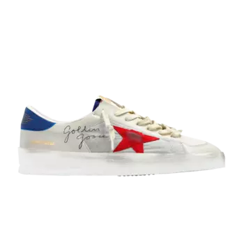 Кроссовки Golden Goose Stardan, цвет White Blue Red