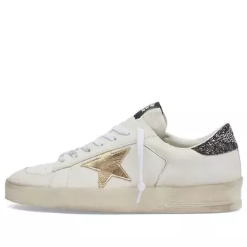 Кроссовки Golden Goose Stardan Sneaker, цвет White & Gold