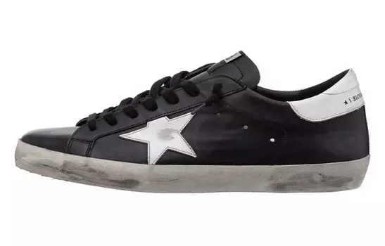 Кроссовки Golden Goose Super-Star, черный / белый